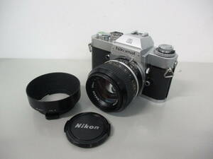 □44880□【動作未確認】Nikon/ニコン　Nikomat　ニコマート　EL　レンズ　50mm 1:1.4　一眼レフ　フィルムカメラ