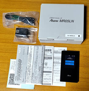 NEC Aterm MR05LN SIMフリー LTEモバイルルーター デュアルSIM対応 モバイルWi-Fiルーター