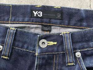 Y-3 インディゴ染め セルビッチ デニムパンツ W30 Yohji Yamamoto adidas Y