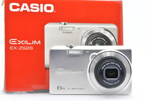 CASIO EXILIM EX-ZS26 / EXILIM 26mm WIDE OPTICAL 6x 4.6-27.6mm F3.5-6.5 カシオ