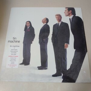 LP☆tin machine［シール付シュリンク/DAVID BOWIE/E1-91990/U.S.A.1989年/デヴィッド・ボウイー］