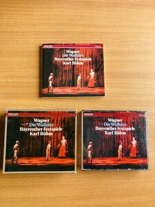 【DC125】4CD 西独盤 ワーグナー 楽劇 ワルキューレ カール・ベーム（指揮）バイロイト祝祭管弦楽団 PHILIPS 412 478-2