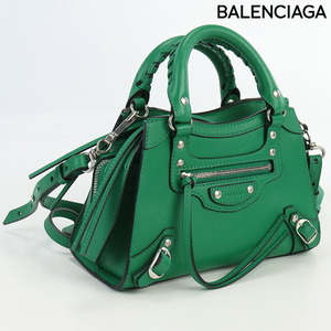 中古 バレンシアガ ハンドバッグ レディース ブランド BALENCIAGA ネオ クラシック シティ ミニ レザー 638524 グリーン バッグ