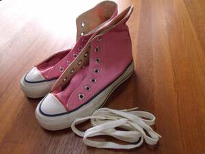 DEAD STOCK MADE IN USA ALL STAR 80’s pink