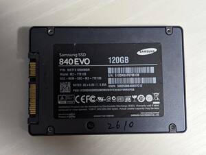 SAMSUNG SSD120GB【動作確認済み】2610　