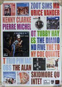 Zoot Sims/Tubby Hayes/The Diamond Five/Tony Coe/Pim Jacobs/Alan Skidmore/Kenny Clark/Pierre Michel★プロモ・ポスター