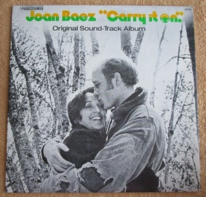 LP　国内盤　フォーク　ジョーン・バエズ「心の旅」　Joan Baez Carry It On ~Original Sound-Track Album