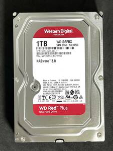 【送料無料】　★ 1TB ★　WD Red　/　WD10EFRX　【使用時間：6339ｈ】 2023年製　良品　3.5インチ内蔵HDD　SATA　Western Digital RED