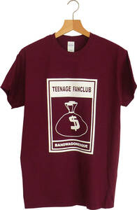 【新品】Teenage Fanclub Tシャツ Mサイズ Band Maバンド ギターポップ オルタナ TFC Nirvana クリエイション シルクスクリーンプリント