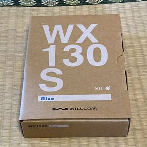 WILLCOM　ウィルコム　WX130S　ブルー　PHS