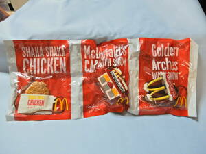マック マクドナルド フードストラップキャンペーン ３種パック 未開封 McDonald’ｓ