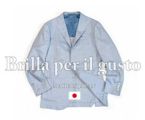 Brilla per il gusto “カシミヤ＆シルク”　上質素材を使用したサマージャケット size44 ブリッラ ペル イル グスト beams ビームス