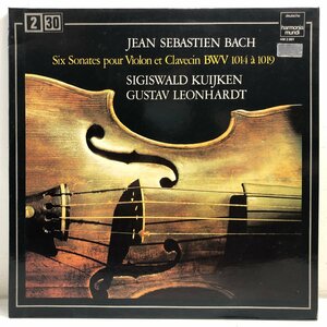 【ドイツ盤 2LP】SIGISWALD KUIJKEN, GUSTAV LEONHARDT クイケン、レオンハルトのバッハ/ヴァイオリンとチェンバロのためのソナタ集 BACH▲