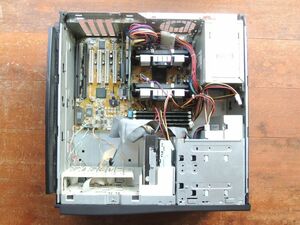 詳細不明　SLOT1 Pentium3 500MHz x 2 (Dual実装) / 512MB MEM / ??GB HDD / Win-XP起動　動作画面有