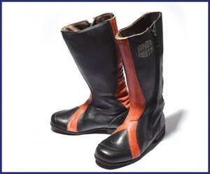 ドイツ製★BiNDER BOOTS★バックゴア/本革バイクブーツ/ライディングブーツ//23.5黒◆-M11