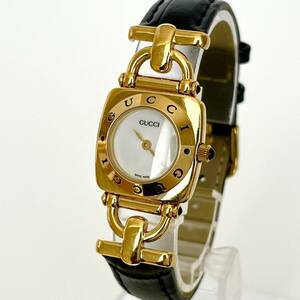 【稼働】グッチ GUCCI 6300L 女性用 腕時計 電池新品 s1614