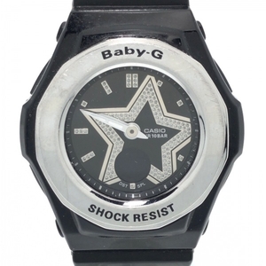 CASIO(カシオ) 腕時計 Baby-G BGA-103 レディース スター(星)/ラインストーン 黒