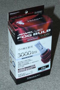 Valenti (ヴァレンティ) JEWEL LED FOG BULB (ジュエルLEDフォグバルブ) Ex3000シリーズ 6000K HB4 LDS22-HB4-60 新品