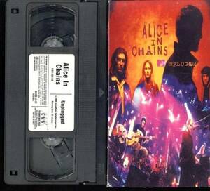 ALICE IN CHAINS MTV UNPLUGGED アリスインチェインズ VHS