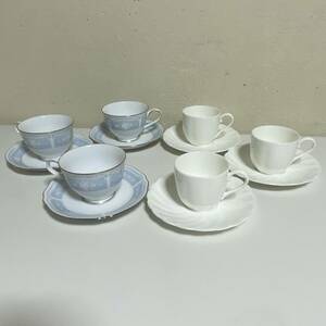 売切り！6客セット Noritake / ノリタケ コーヒーカップ&ソーサー ティーカップ 洋食器 金彩 保管品 