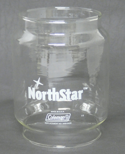 ■Coleman ランタン North Star 2000 ガラス グローブ ホヤ ③ 2000-043R USA製 NorthStar ノーススター