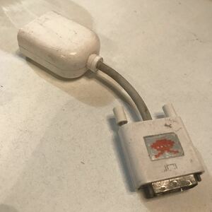 アップル純正　ディスプレイアダプタ　DVI ー　s端子　& RCAビデオ端子