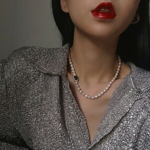 アクセサリー 真珠のネックレス 真珠のアクセサリ 最上級パールネックレス 高人気 淡水珍珠 鎖骨鎖 本物 結婚式 祝日 プレゼント 新品 TR66