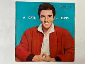 エルヴィスプレスリー 貴重盤LP A DATE WITH ELVIS 1963 プレスリーとのデイト 日本独自 ペラジャケ VICTOR RA-5182 検ELVIS PRESLEY