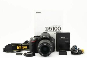 動作確認済 Nikon D5100 AF-S Nikkor 18-55mm F3.5-5.6 G ED II Lens AF SLR Digital Camera デジタル一眼レフカメラ ニコン F APS-C #8505