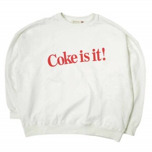 GOOD ROCK SPEED x Ray BEAMS グッドロックスピード レイビームス 23SS 別注 Coke is it! ビッグスウェット 61-13-0055-545 WHITE g15535