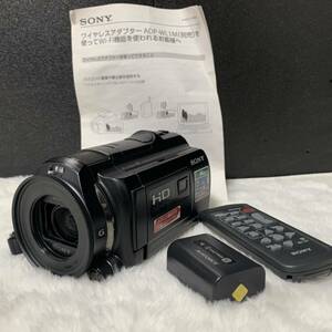 ●付属品有り●SONY HDR-PJ630 ソニー ハンディカム HANDYCAM デジタルビデオカメラ 黒色 Camera RMT-835 純正リモコン 映像機器 デジカメ 