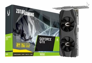 【ZOTAC GAMING GeForce GTX1650 4GB GDDR5】