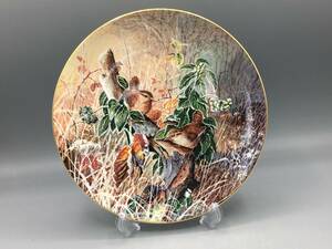 コールポート 鳥 ミソサザイ 飾り皿 絵皿 皿 ⑰ ウェッジウッド に統合 (1)