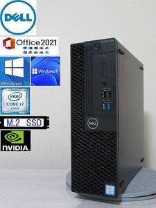 第9世代Corei7！グラボも搭載！DELL Optiplex 3070 Corei7（9700）Windows10 office2021Proも!