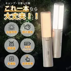 ❤️5000mAh❤️キャンプライト 防災用 懐中電灯 モバイルバッテリー 軽量