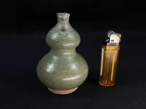 【福蔵】小石原焼 油壺 小花瓶 窯変 民藝 徳利 高10.7cm