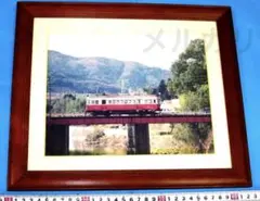 六つ切サイズ　野上電車　野上電鉄　和歌山県　鉄道風景 写真