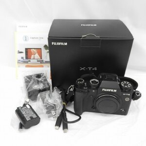 【中古品】FUJIFILM 富士フイルム ミラーレス一眼レフカメラ FUJIFILM X-T4 ボディ ブラック 11559412 0427