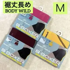 718/1【セミロング】グンゼ BODY WILDボクサーＭ３枚