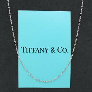 美品 Tiffany&Co. ヴィンテージ ティファニー ミディアム チェーン シルバー ネックレス SV925 47cm HH299