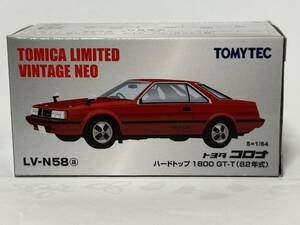 トミカリミテッドヴィンテージNEO 58a トヨタ コロナ ハードトップ 1800 GT-T 赤 82年式 LV-N