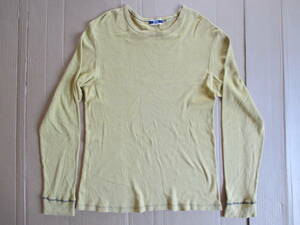 Gap 長袖 Tシャツ 黄色 M L 身幅49cm ギャップ ロンT カットソー