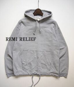 ●REMI RELIEF レミレリーフ ダメージ加工 プルオーバー スウェット パーカ S フーディ SP加工