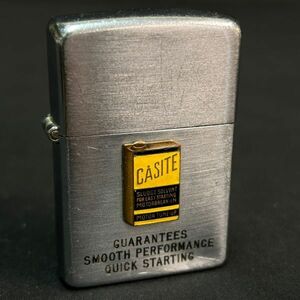 GEc185D06 Zippo ジッポ ジッポー スリーバレル CASITE OIL 1947-1949年製 ニッケルシルバーインナー ヴィンテージ 喫煙具