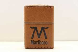 懸賞非売品 zippo ジッポー Marlboro マルボロ レザー 革巻き　未使用 52BCA00