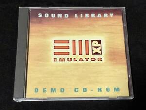 E-MU/EMULATOR SOUND LIBRARY DEMO CD-ROM！！ジャンク