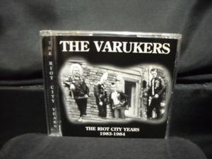 輸入CD/VARUKERS/ヴァルカーズ/THE RIOT CITY YEARS1983-1984/80年代UKハードコアパンクHARDCORE PUNKディスチャージDISCHARGEGBHEXPLOITED