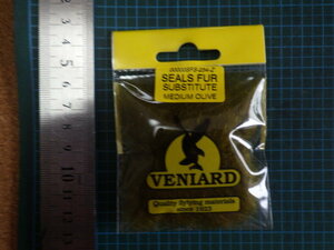ビニアード　シールズファー　サブ　ミディアムオリーブ　seals fur substitute veniard社