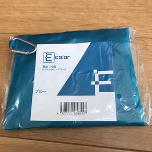 【新品】Ecolor 折りたたみビッグバッグ ブルー