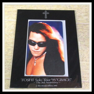 ▼【未使用】Toshi Solo Tour ’95 GRACE -The 3rd Anniversary-　テレホンカード★(2)★X JAPAN/テレカ【J2【R2023-11-30-795